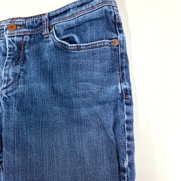 Indigo Palms New York Low Rise Jeans Stretch Flare Leg Womens Size 12S - Picture 4 of 8